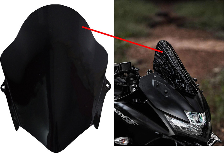 NH Industrial Gixxer 250 Double Bubble Visor 2.0 Bike Headlight