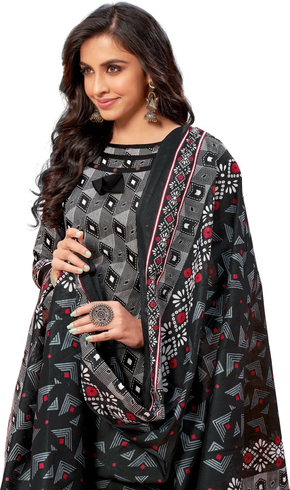 Rashmika Printed Kurta, Salwar & Dupatta Set - Buy Rashmika Printed Kurta,  Salwar & Dupatta Set Online at Best Prices in India