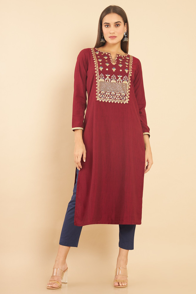 soch Women Embroidered Straight Kurta Buy soch Women Embroidered Straight Kurta Online at Best Prices in India Flipkart