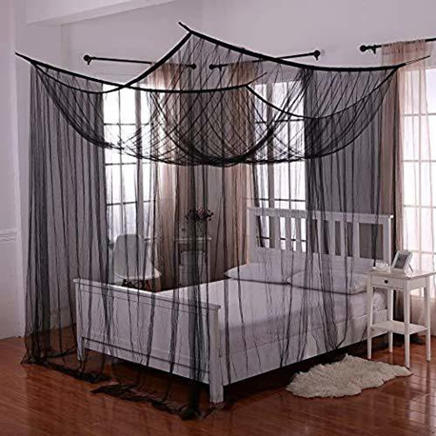 buyagain Cotton Adults Washable Mosquito net for Double Bed Poly