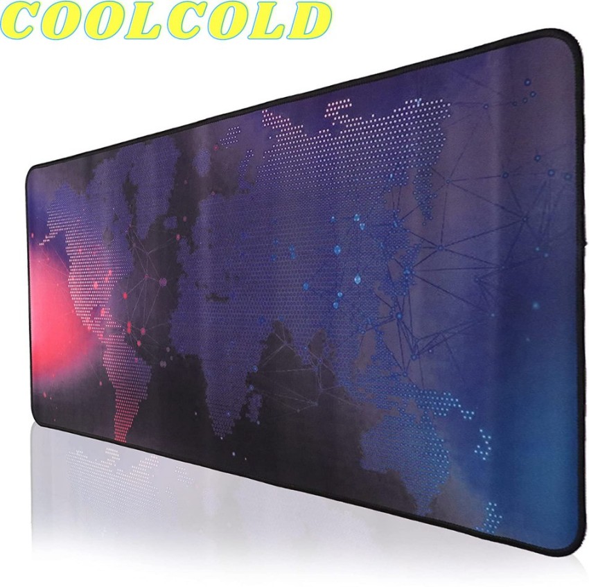 4XL Oversized & Ultimate Gaming Desk Mat 54x23(Black) - Giant & Thicker  4mm - Stitched/Water Proof/Non Slip Base