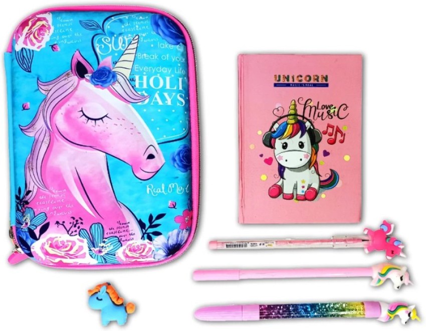 boombasket Unicorn Stationary Set for Girls - Unicorn  