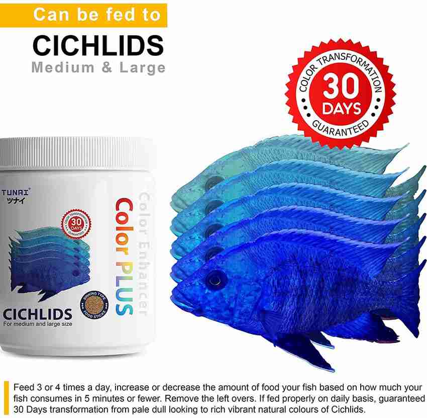 Cichlid colour enhancing food new arrivals