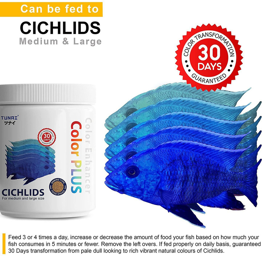 Cichlid colour enhancing food sales