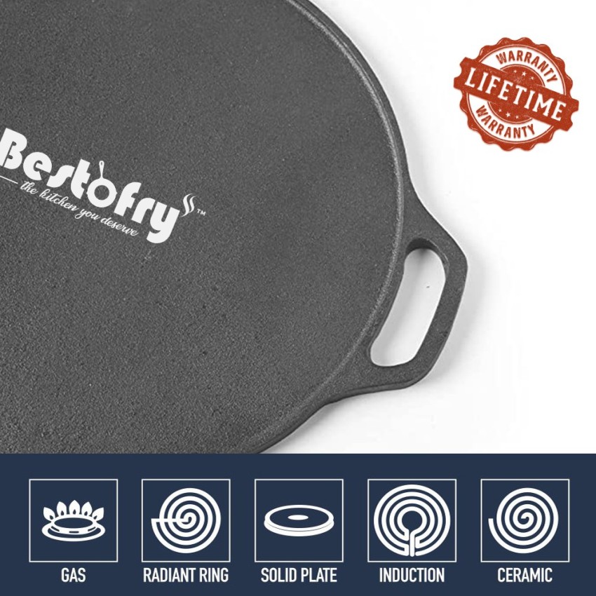 Craft Kitchen™ Large Cast Iron Skillet 25.5cm