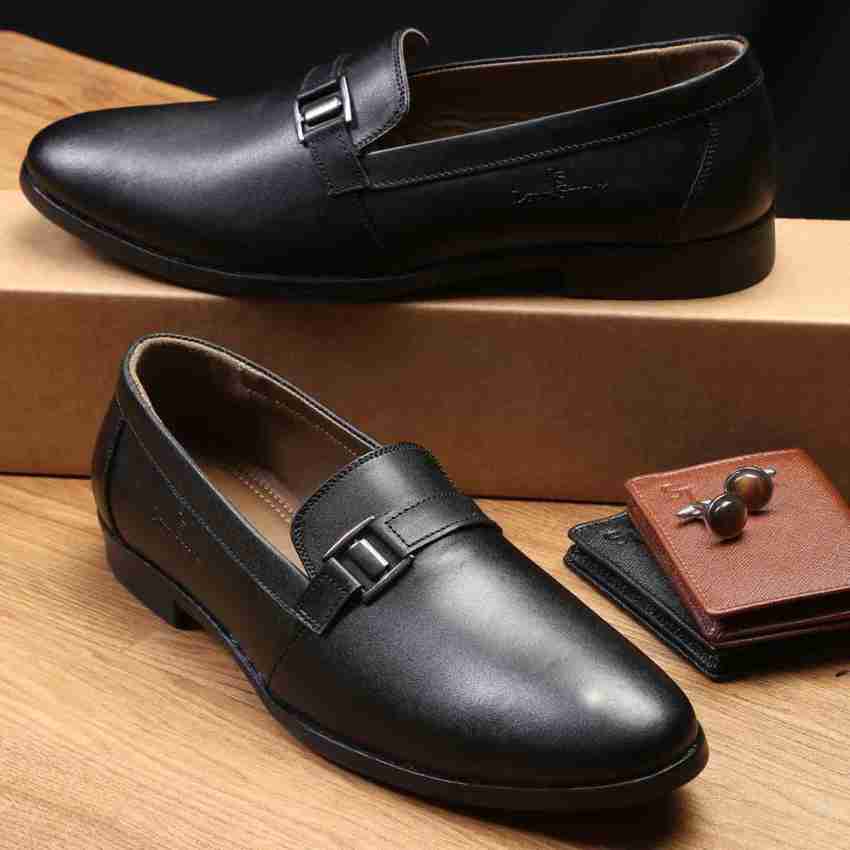 Buy LOUIS STITCH Men's Style Devils Black Derby Shoes Handmade