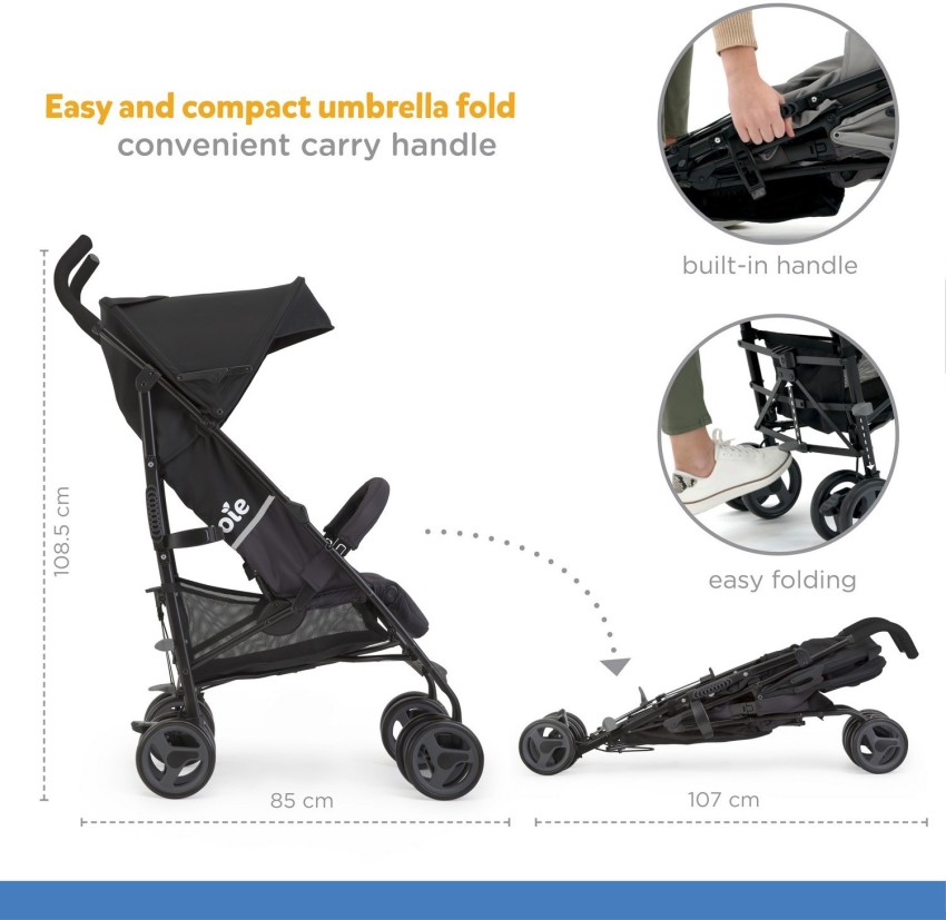 Joie nitro stroller hot sale two tone black