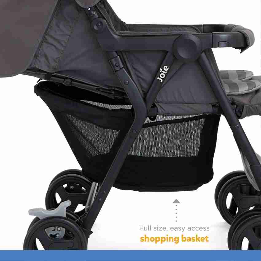 Joie aire twin stroller dark clearance pewter