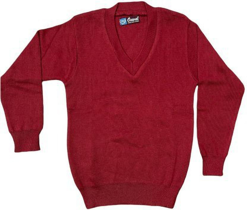 ALOZAR Maroon Uniform Sweater Price in India Buy ALOZAR Maroon
