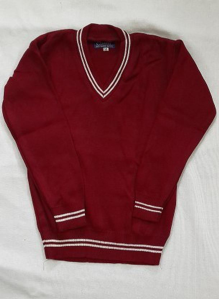 ALOZAR Maroon Red Uniform Sweater Price in India Buy ALOZAR