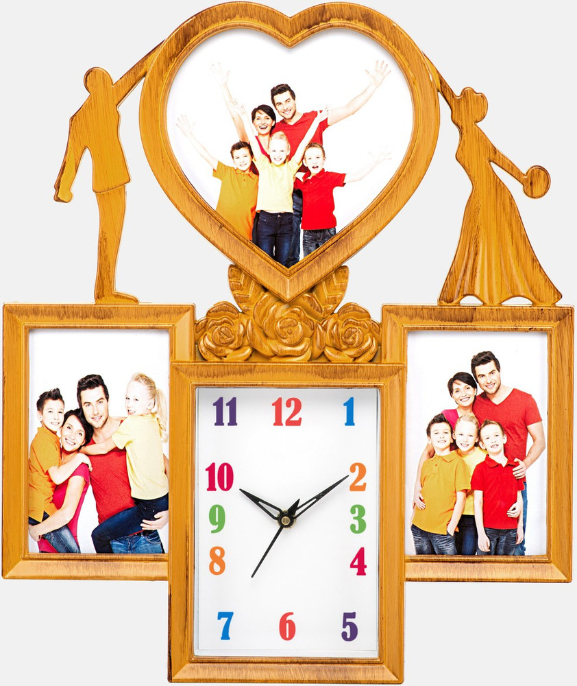 Attractionz Analog 40 cm X 33.5 cm Wall Clock Price in India Buy