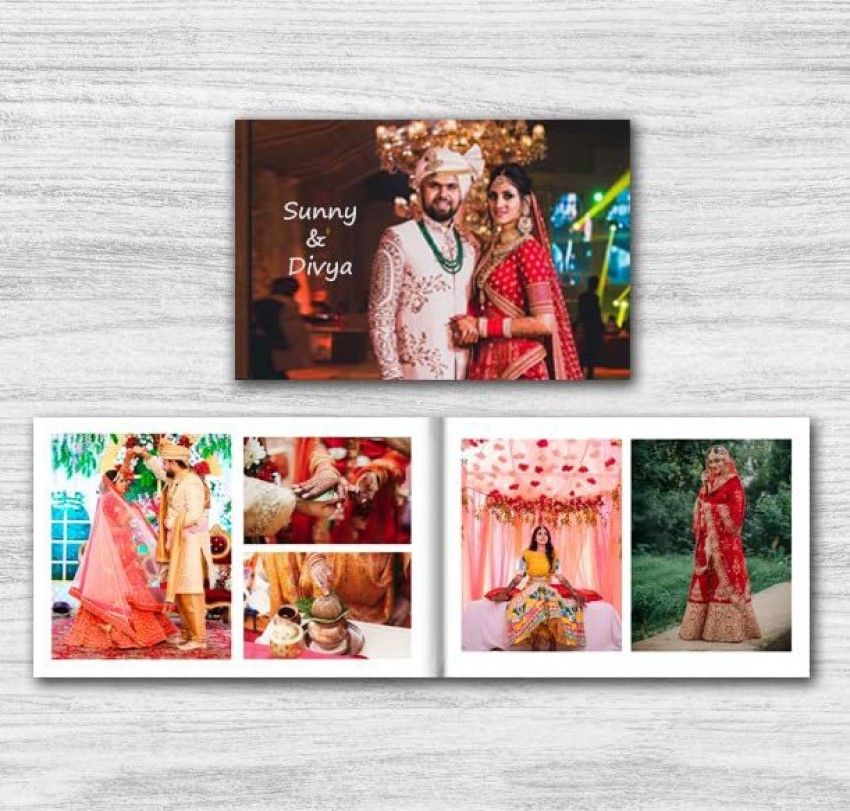 Custom Wedding Album & Marriage Album Printing-Photojaanic