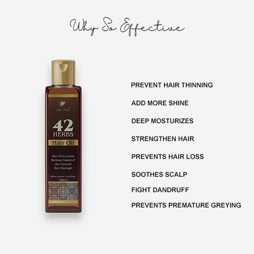 Share 139+ 42 herbs hair oil dedaotaonec