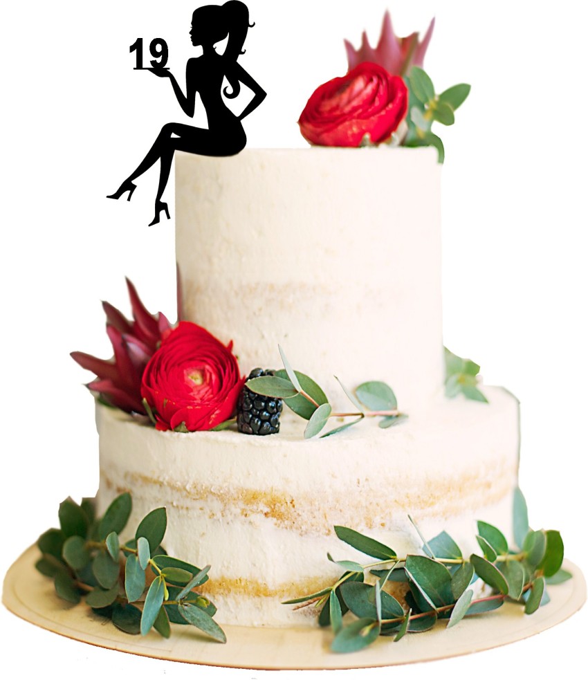 19th Birthday Fairy SVG, Cake Topper SVG, EPS, DXF