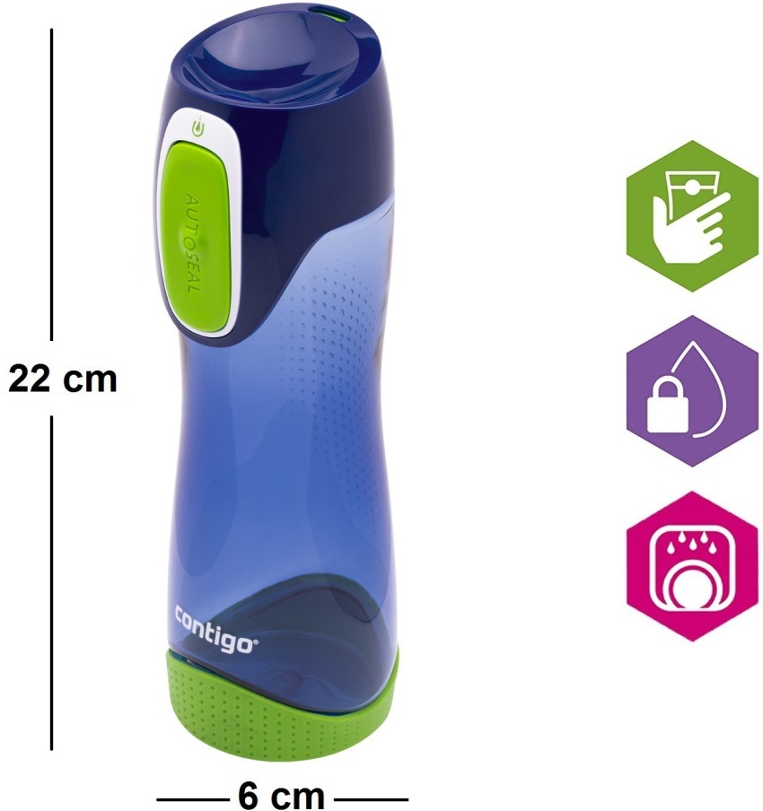 Contigo Swish Autoseal BPA Free Water Bottle 500ml 17fl oz Unisex New 4  Colours