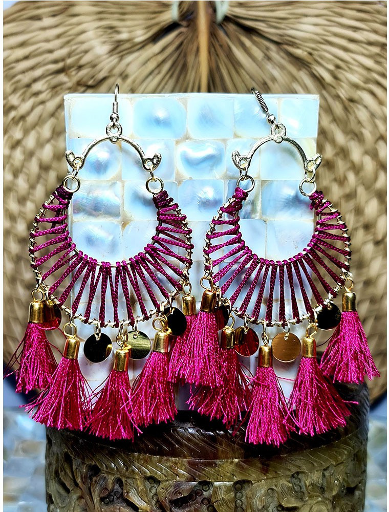 Details more than 180 tassel earrings flipkart best seven.edu.vn