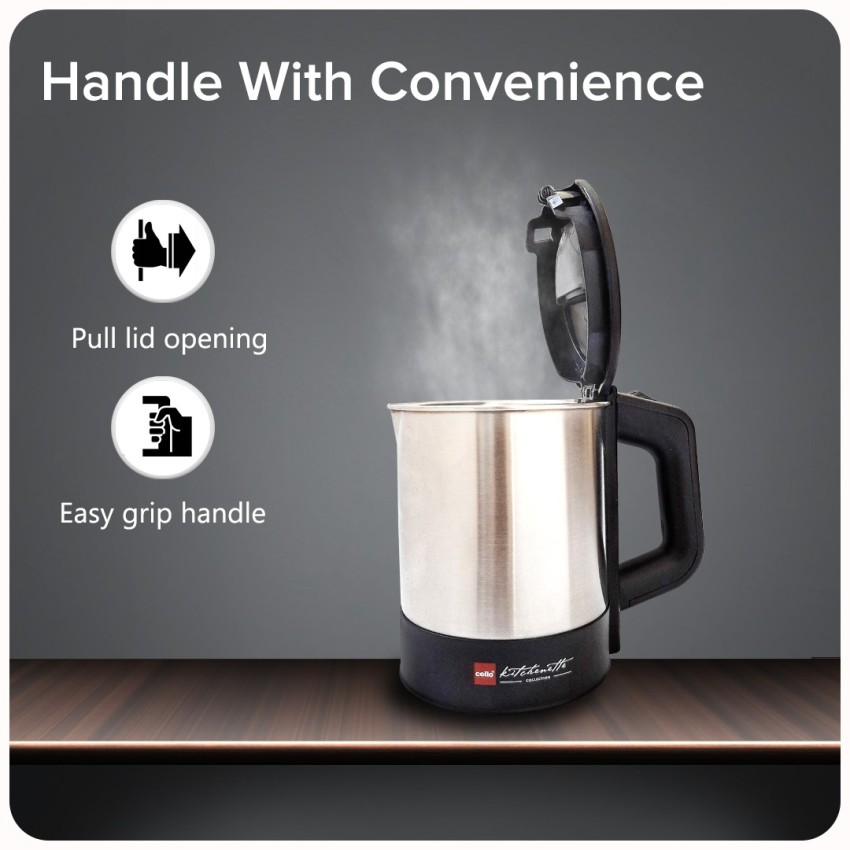 Cello Quick Boil Primo 1.5 Litre Electric Kettle 1500 Watts- Free Shipping