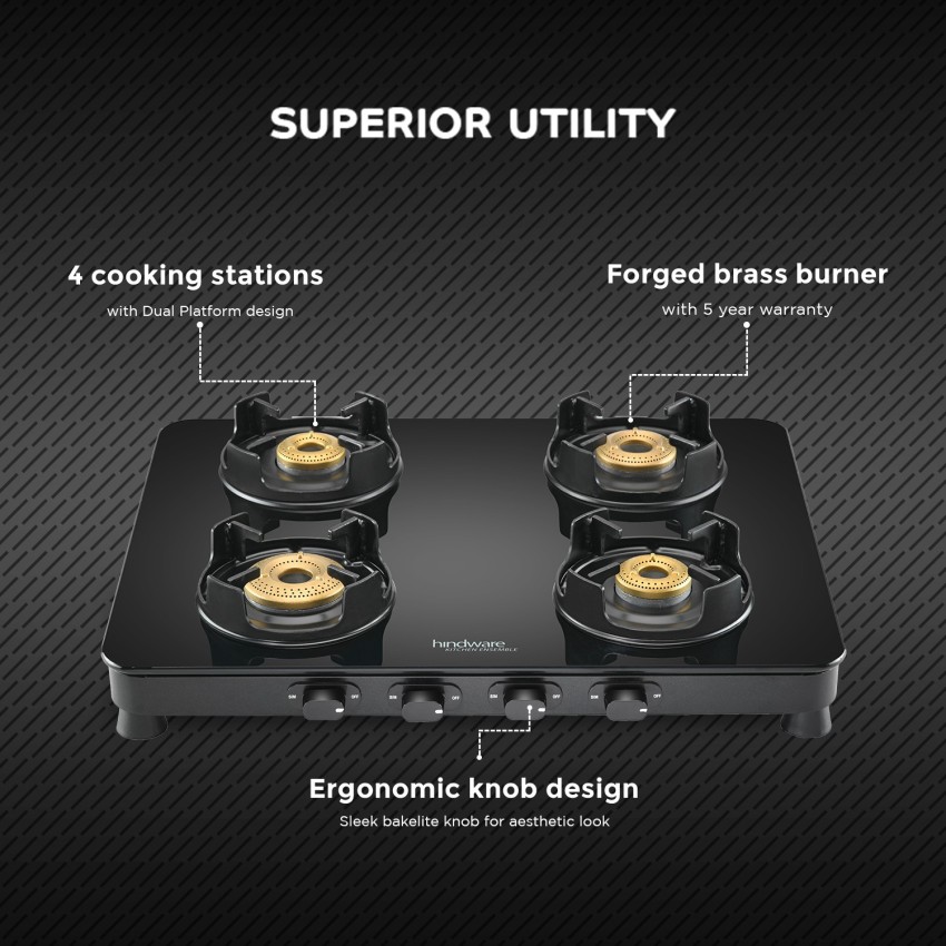 hindware alverio gas stove