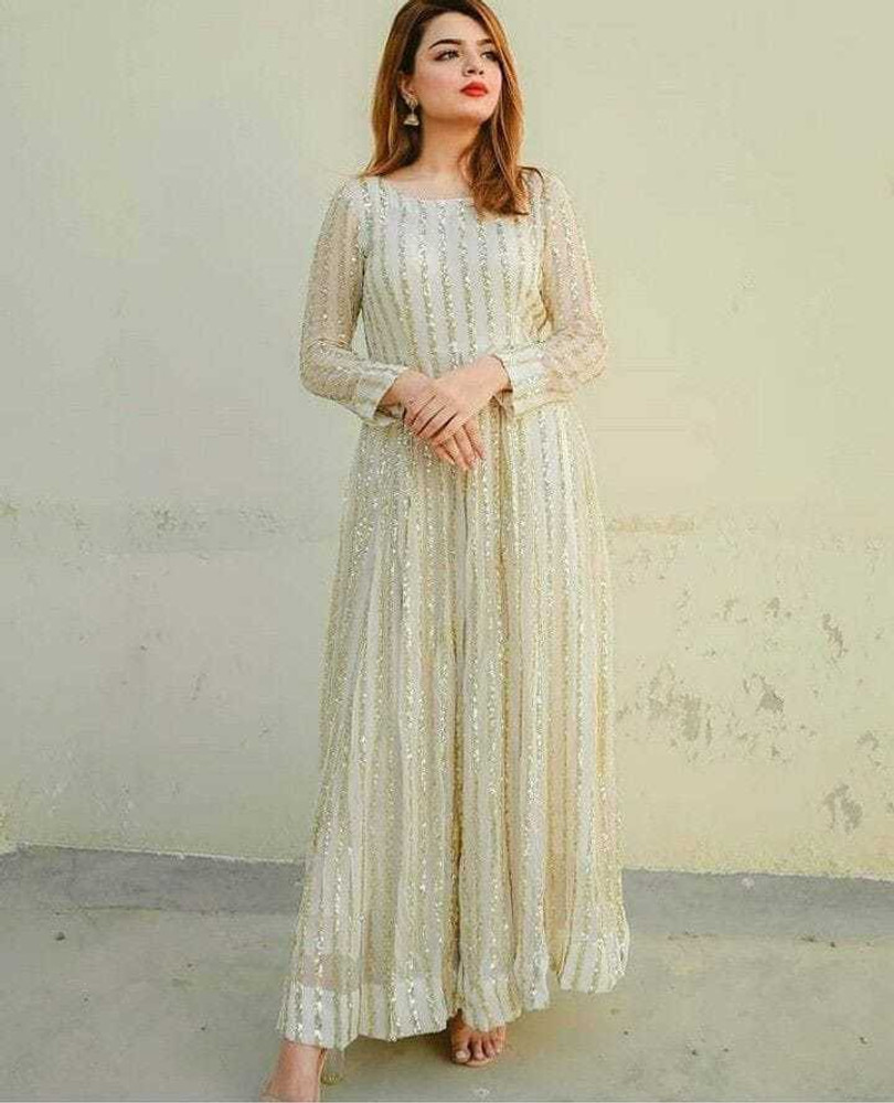 STYLE SAVOR Flared A line Gown Price in India Buy STYLE SAVOR