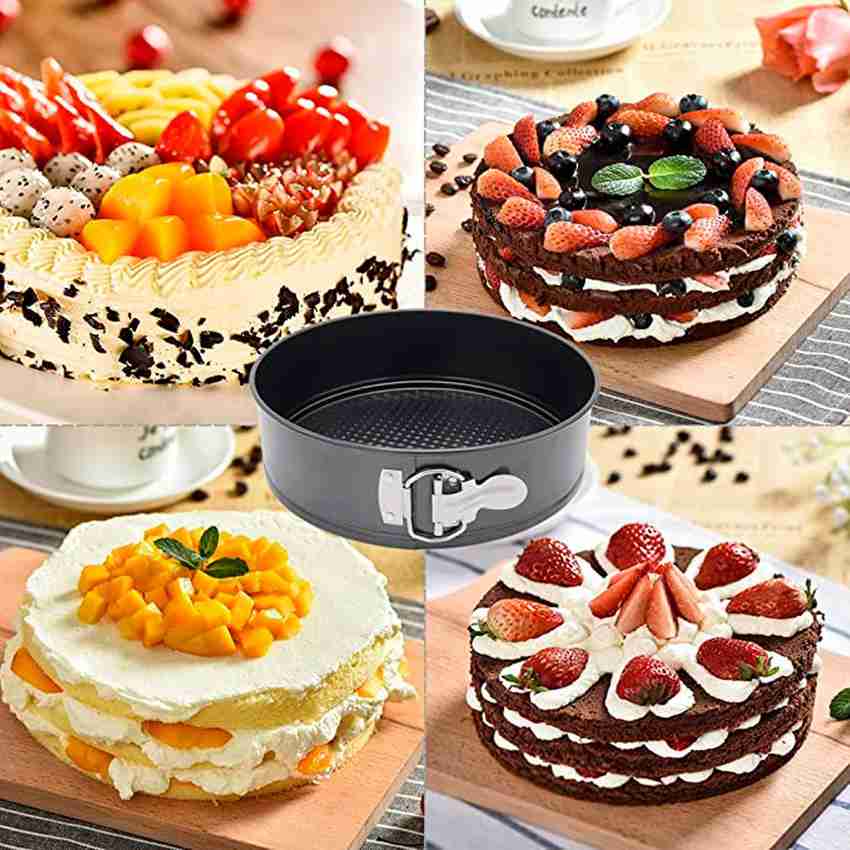 Finedecor Carbon Steel Cake Mould Spring Form Pan Set Nonstick