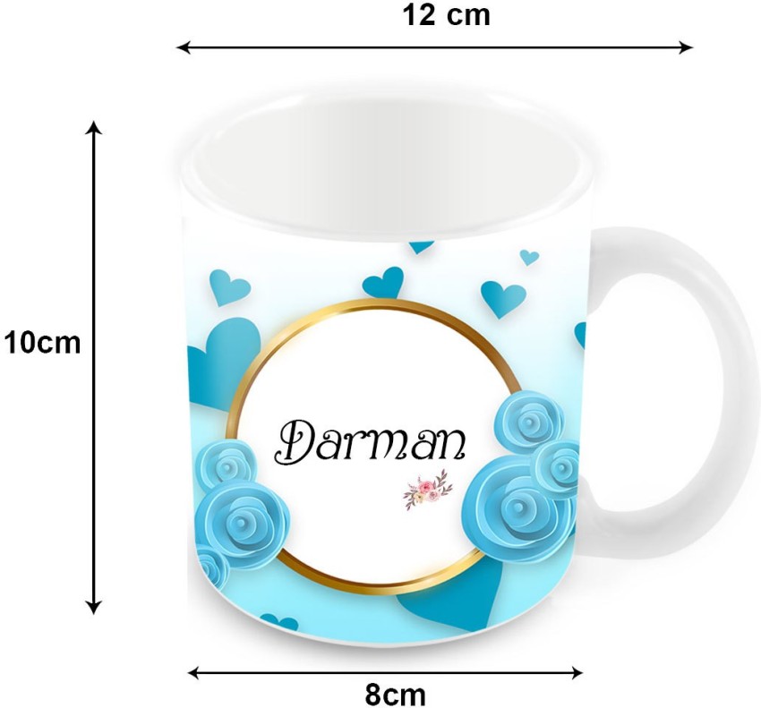 Tuelip Printed Design of Name Darman Ceramic Coffee Mug Price in India -  Buy Tuelip Printed Design of Name Darman Ceramic Coffee Mug online at