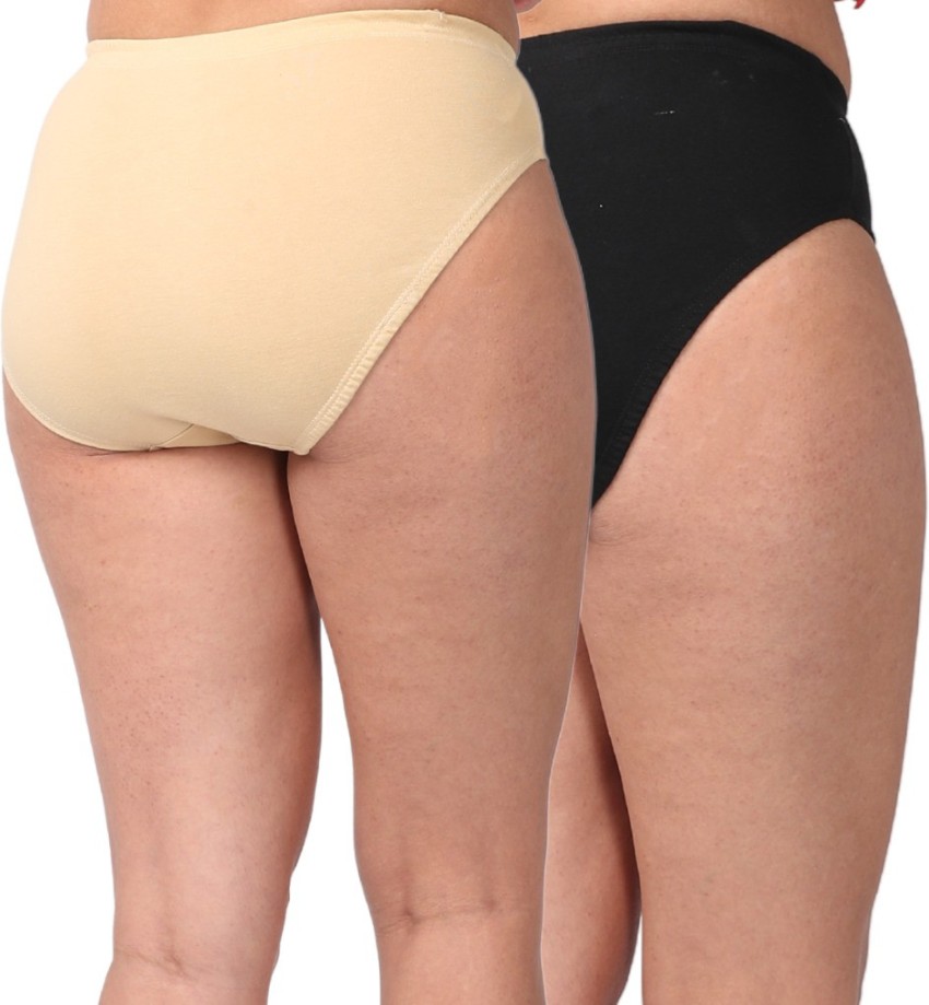 Pristine Life Women Hipster Black, Beige Panty - Buy Pristine Life Women  Hipster Black, Beige Panty Online at Best Prices in India