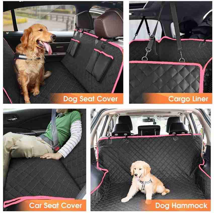 Dog car seat cover 2025 with side flaps