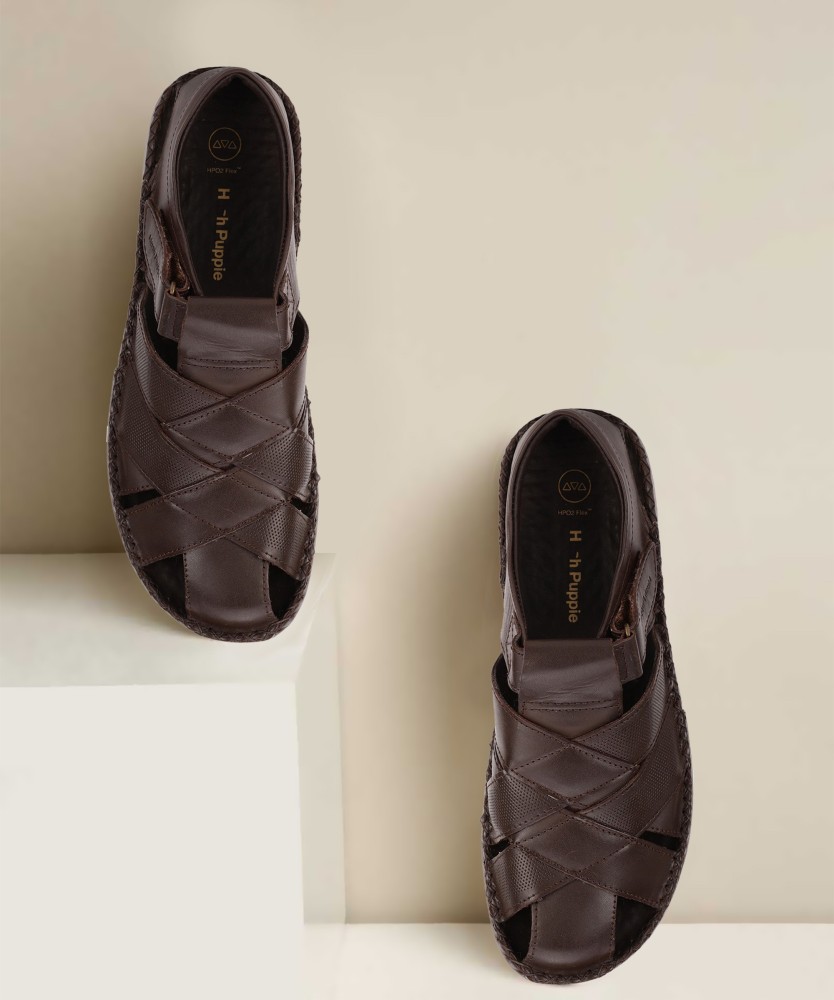 HUSH California Men Brown Sandals - HUSH PUPPIES California Men Brown Sandals Online at Best Price - Shop Online for Footwears in India |