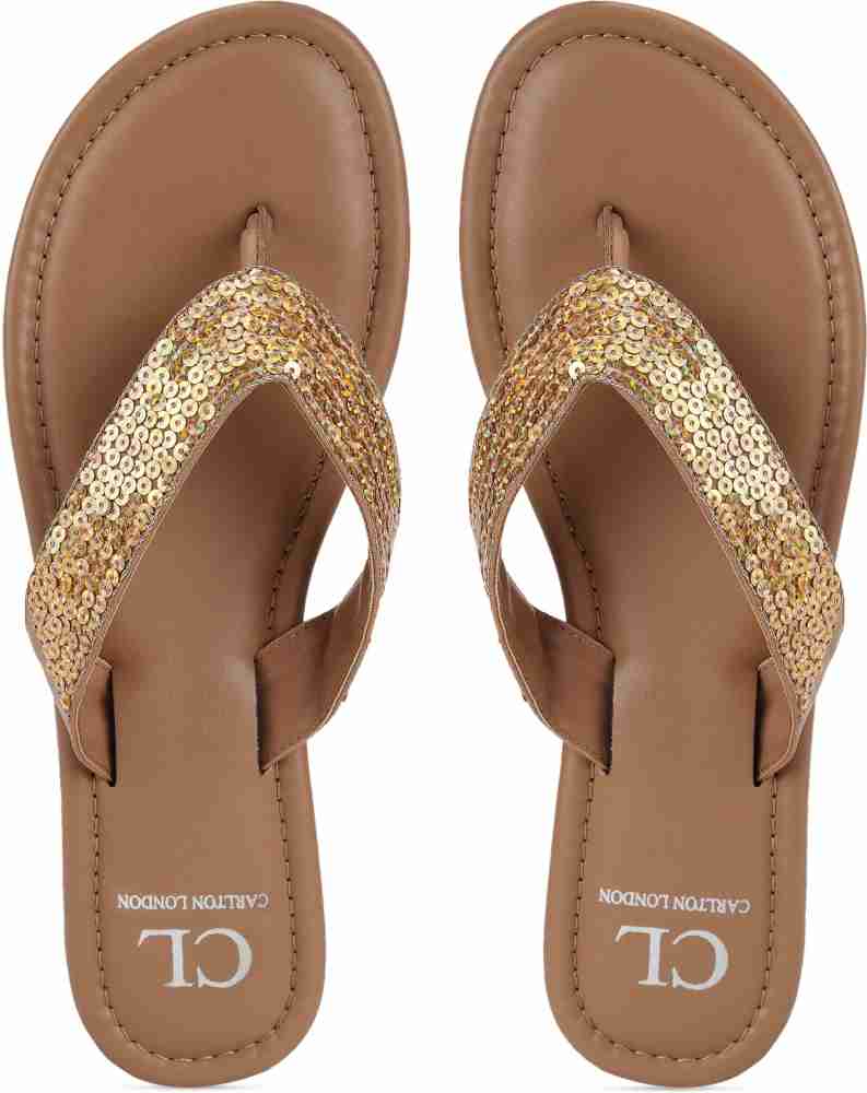 Carlton london gold online sandals