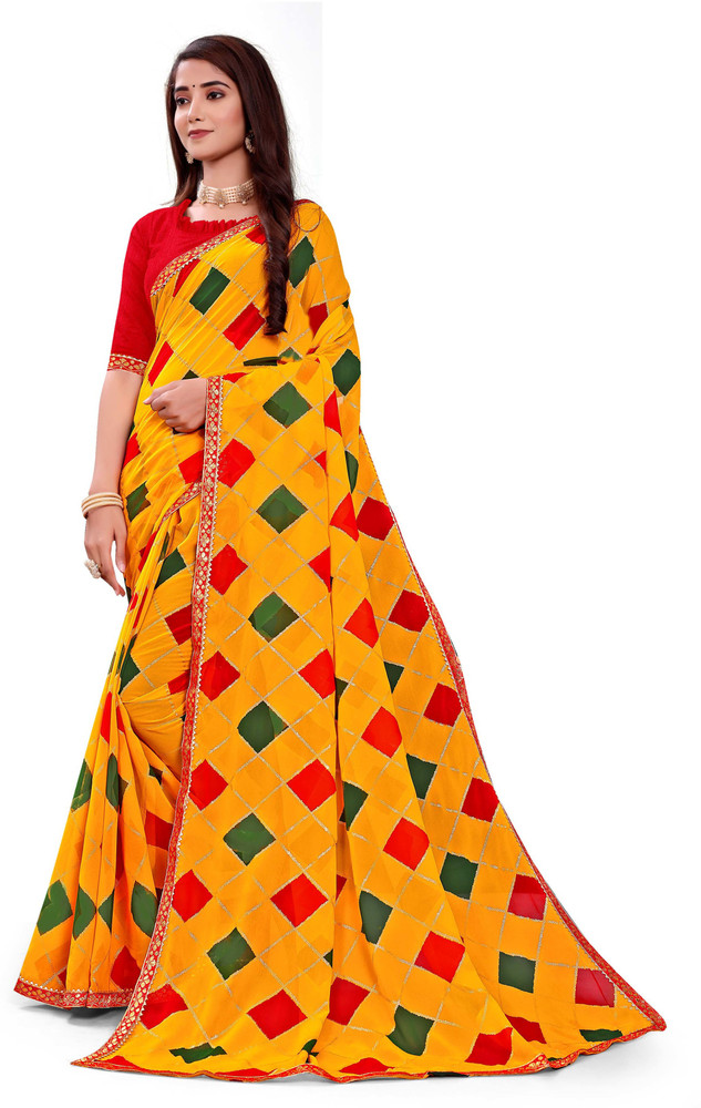 Flipkart bandhej saree new arrivals