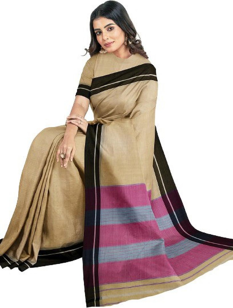 Buy SPAL FASHION Self Design Handloom Pure Cotton White Sarees Online @  Best Price In India | Flipkart.com