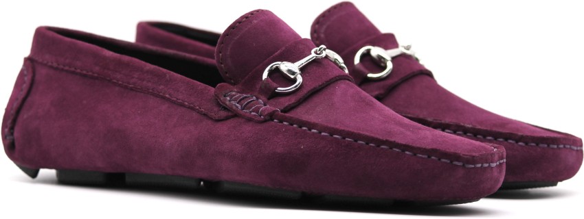 Dark purple loafers online