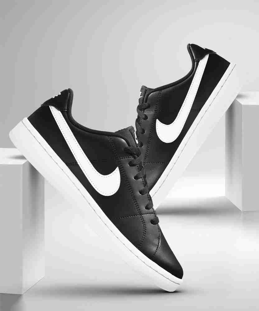 Nike court royale black white best sale