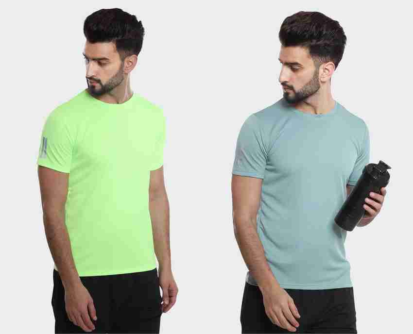 addiz Solid Men Round Neck Dark Green Light Green T Shirt Buy addiz Solid Men Round Neck Dark Green Light Green T Shirt Online at Best Prices in India Flipkart