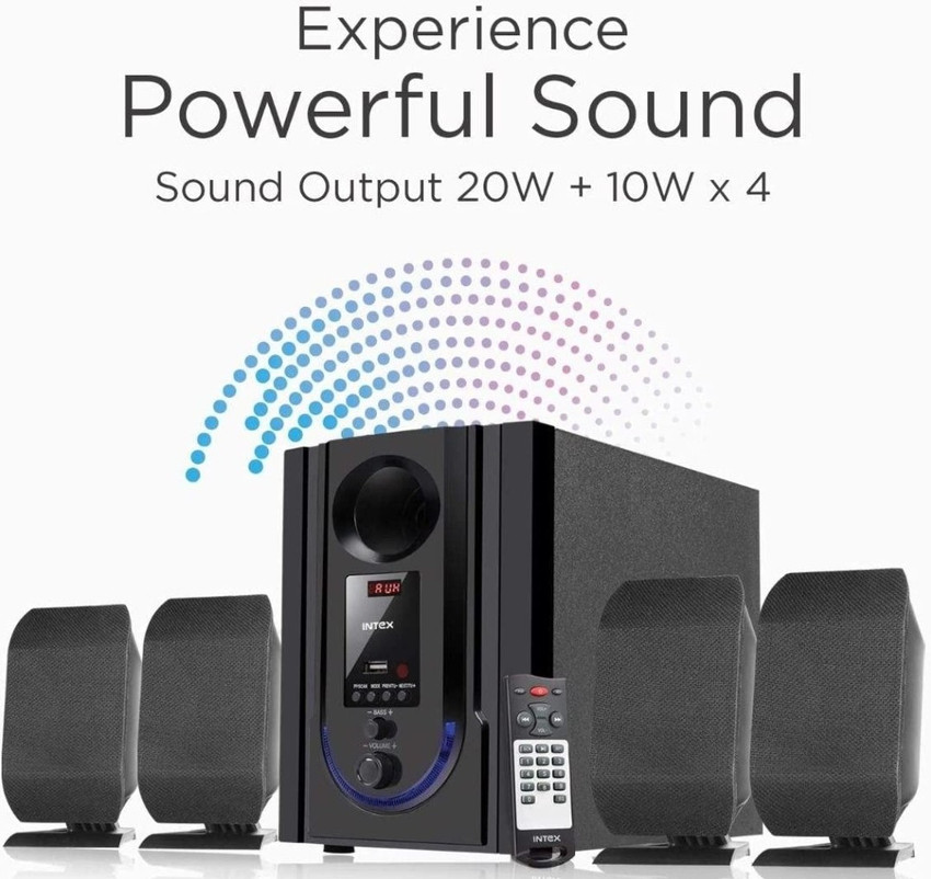 Intex IT 4.1 XV 301 FMUB 60 W Bluetooth Home Theatre