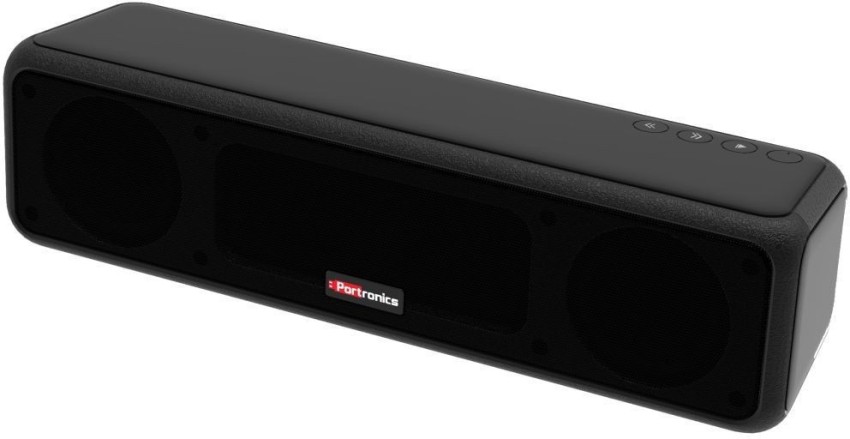 PORTRONOCS Black Portronics Bluetooth Speaker, Size: Small, Battry