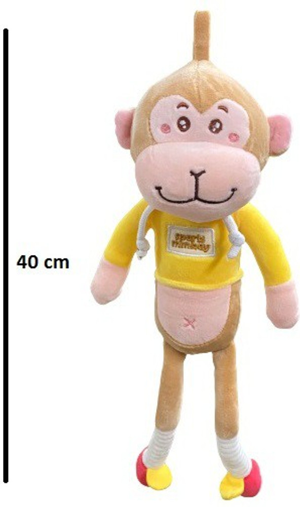 Yellow monkey sales stuffed animal