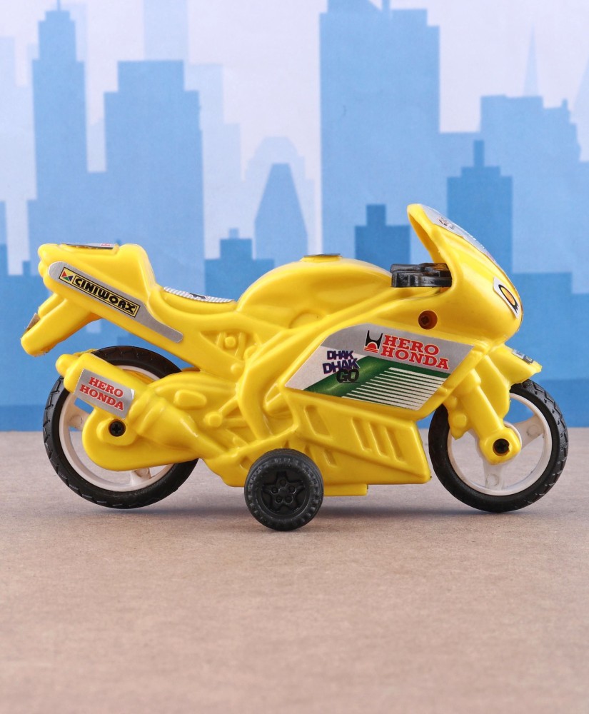 Shinsei Pull Back Hero Honda Bike Toy (Color May Vary) for (5-8Years)  Online India, Buy at  - 12717793