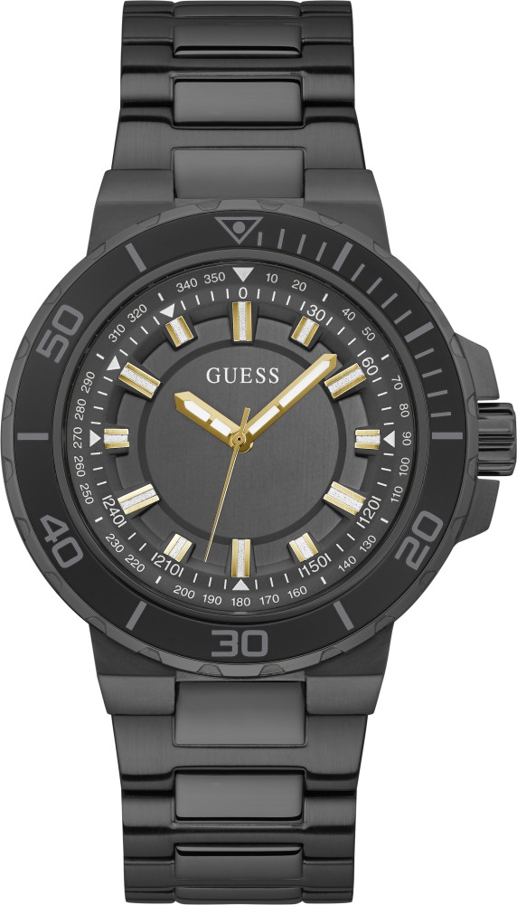 Mens black guess on sale watch