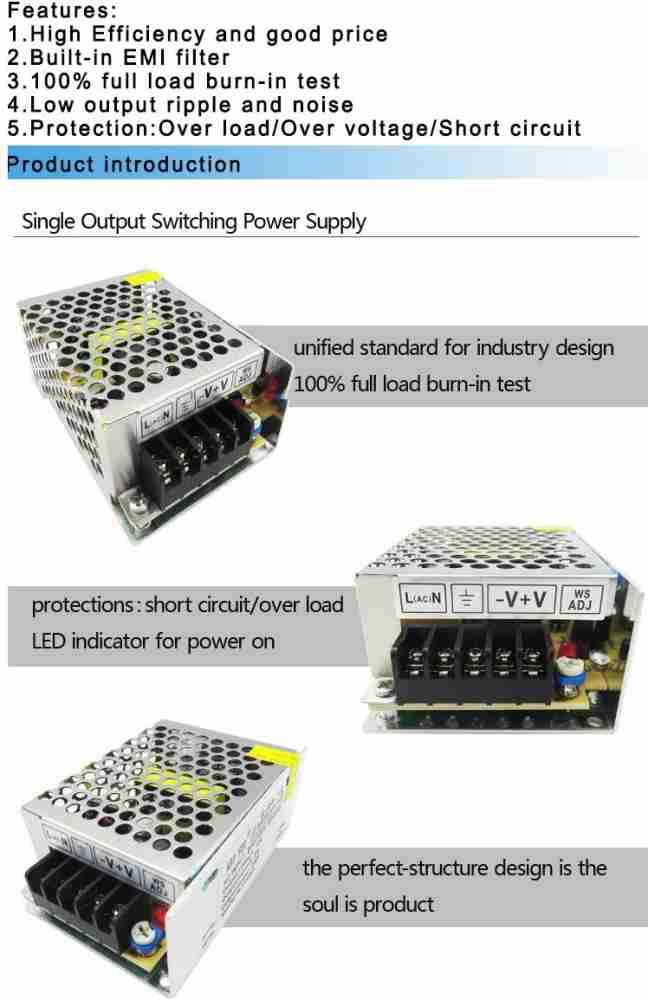 100-Watt Standard 12-Volt LED DC Power Supply, LED Power Supply