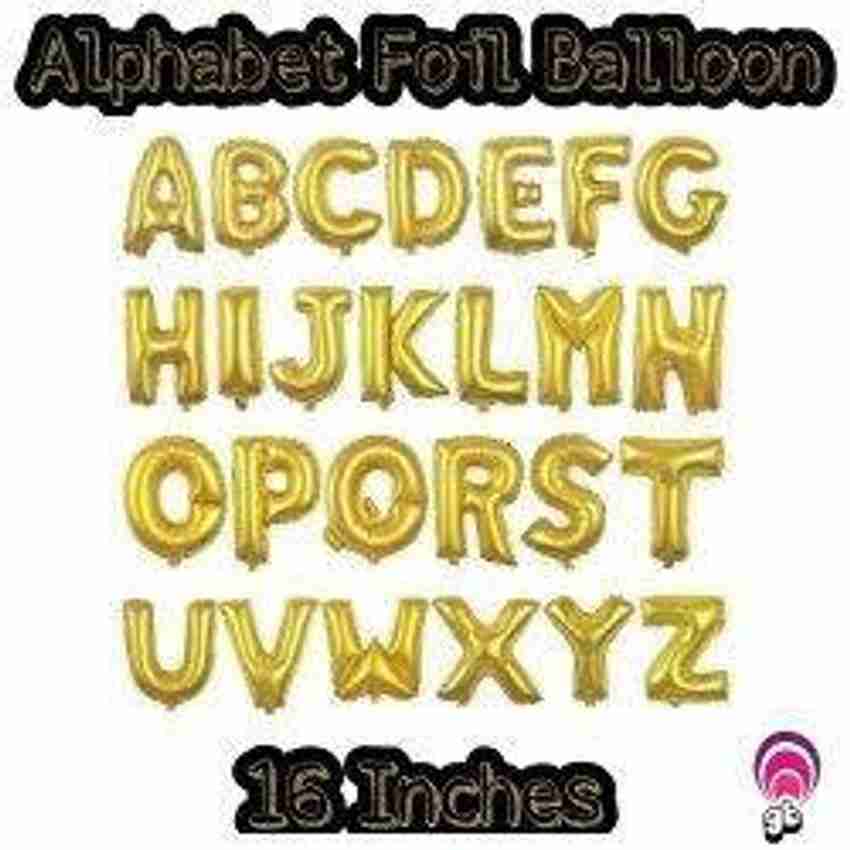 Flipkart gorgeous moment Solid Foil Balloon Alphabet Letter