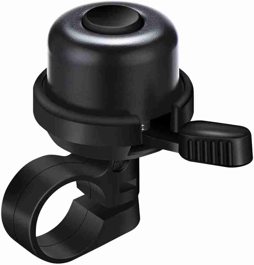 RIANZ Black Bicycle Cycle Bell Copper Clearer Louder Longer Tone Horn for Cycling Bell