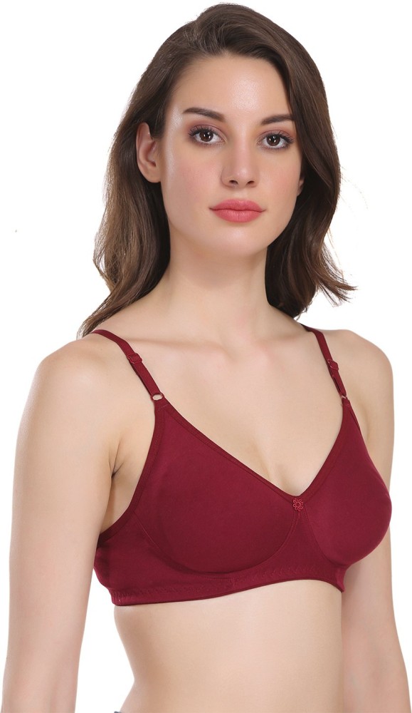 Pooja Ragenee Womens Full Coverage Non Padded Mould Cotton Bra