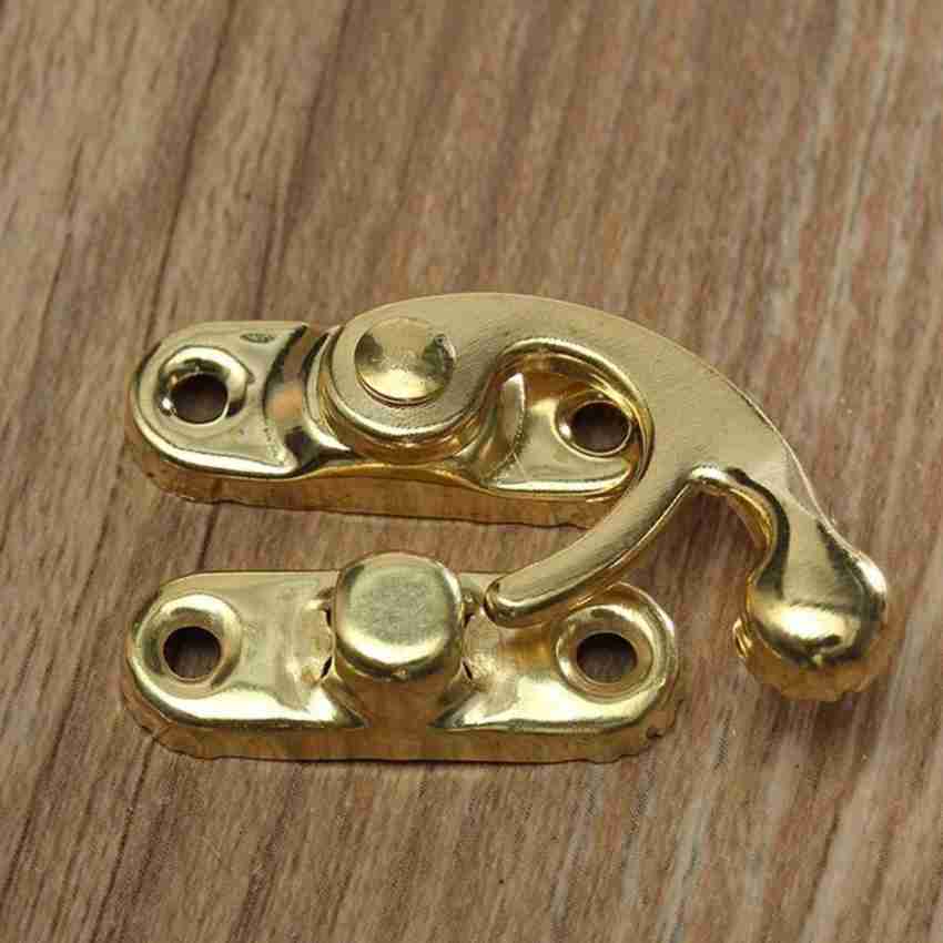 DIY Crafts Small Antique Metal Lock Decorative Hasps Hook Gift Wooden  Jewelry Box Padlock with Screws for Furniture Hardware Stealthlock Keyless  Locking System Price in India - Buy DIY Crafts Small Antique