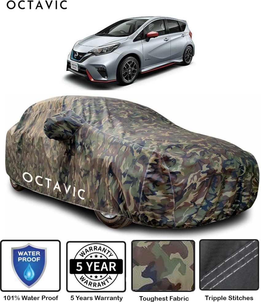 octavic Car Cover For Nissan NOTE (With Mirror Pockets) Price in