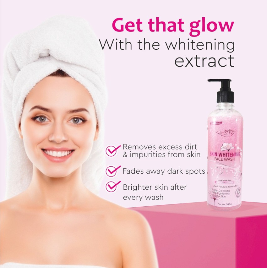 purobio Luxury Skin Whitening Face wash Removes Pigmentation