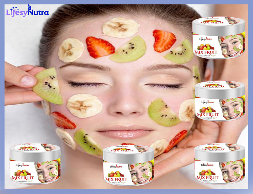Lifesy Nutra Glow Mix Fruit Professional Facial kit for All Type skin solution ever Made in india Price in India Buy Lifesy Nutra Glow Mix Fruit Professional Facial kit for All