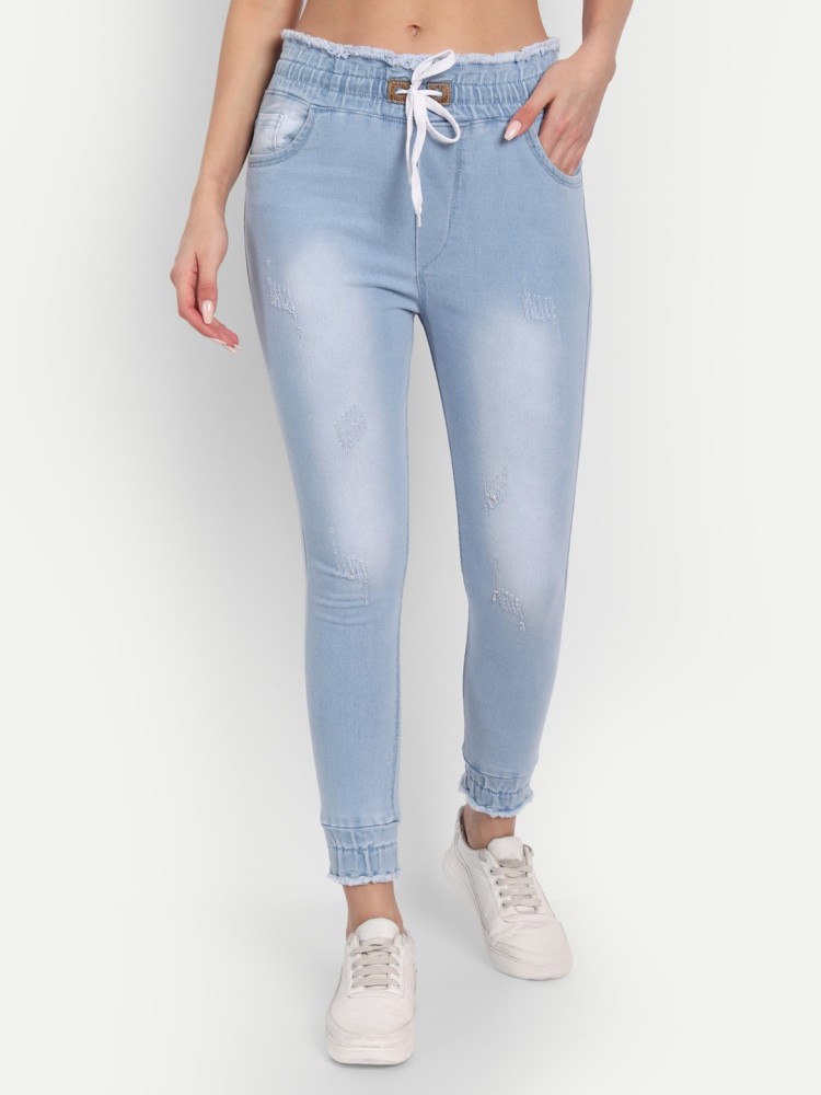 flying girls Jogger Fit Women Light Blue Jeans Buy flying girls