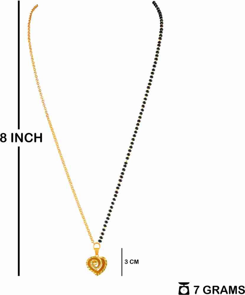 JFL Jewellery for Less Gold Plated Heart Shape Pendant and One