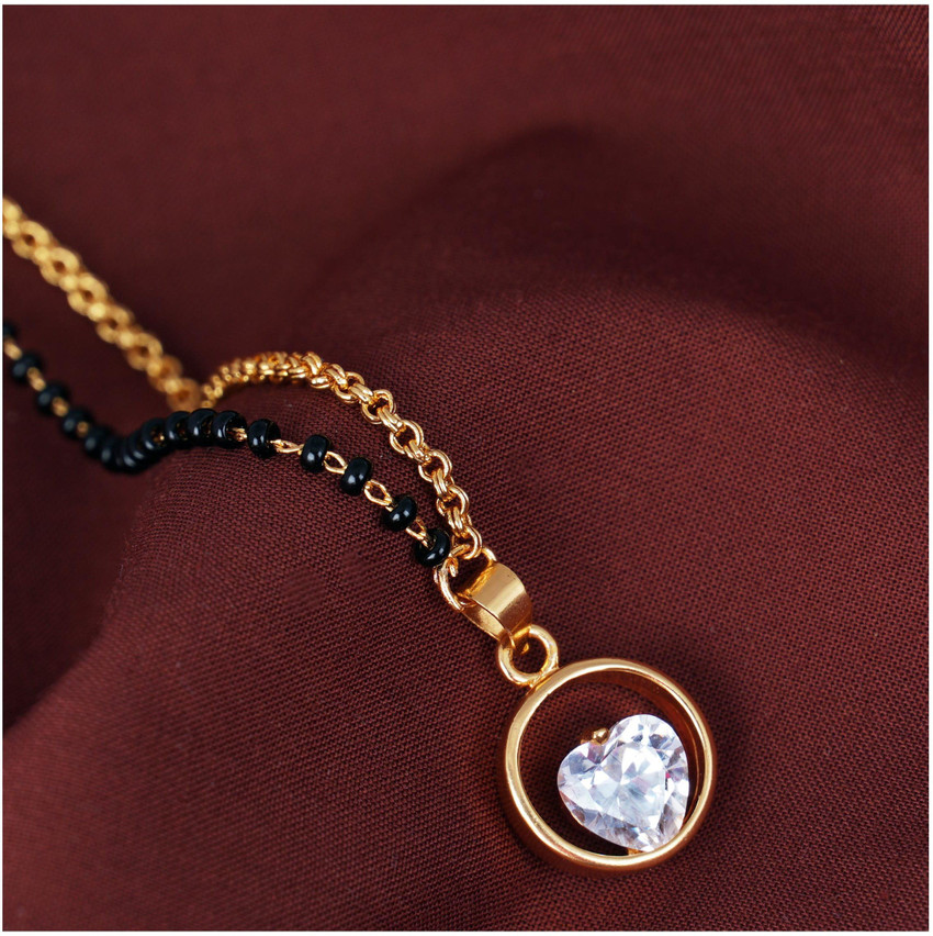 Side pendant mangalsutra new arrivals